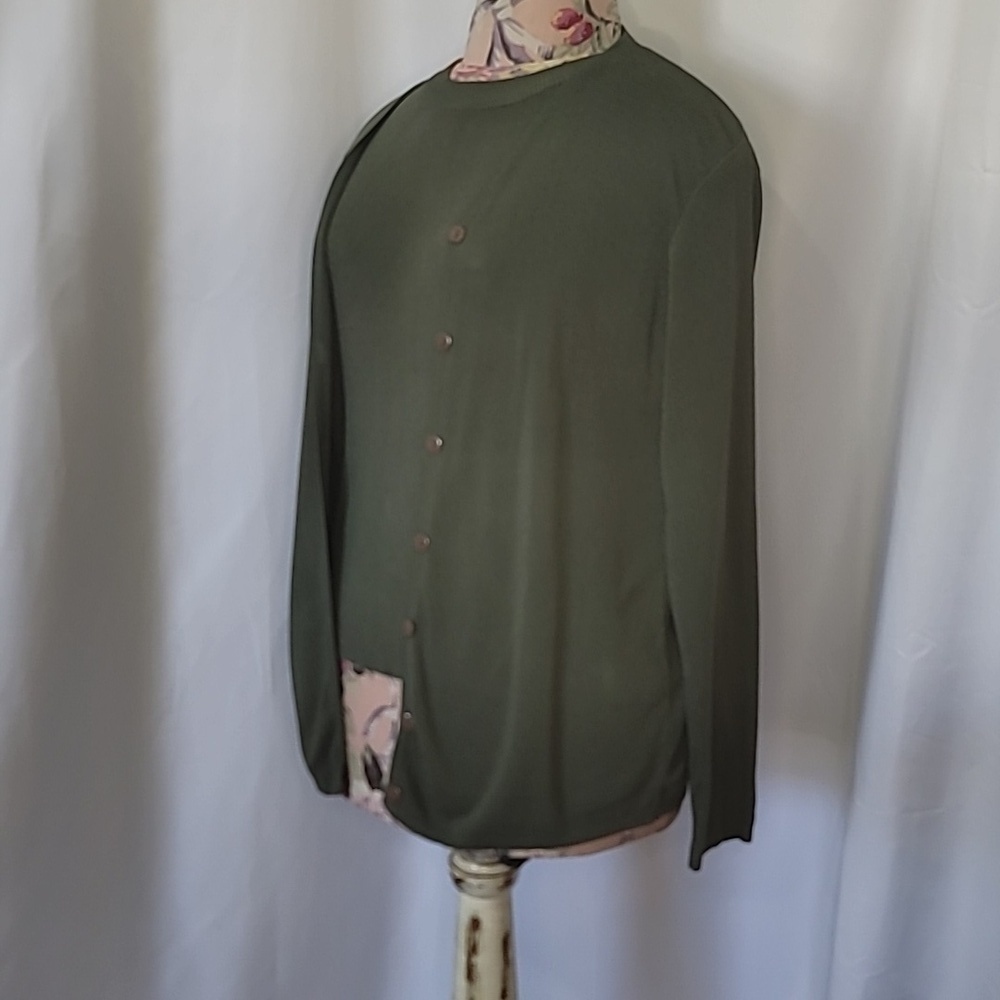 AMAZON Matching Knit Set Cardigan V Neck Creneck Half Sleeve